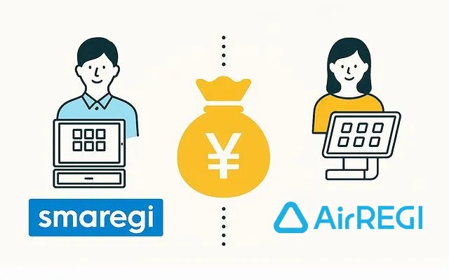 スマレジとエアレジを月額料金で比較