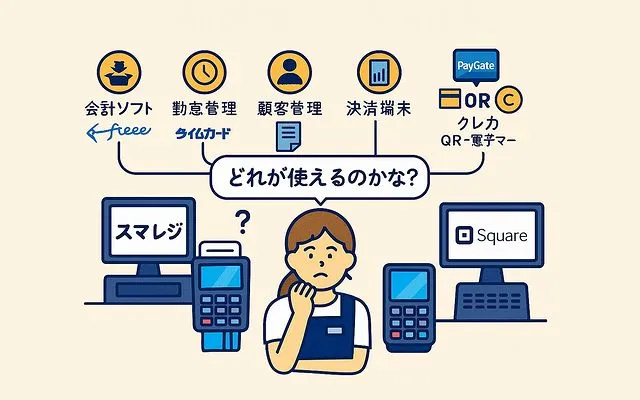 スマレジとスクエアを外部連携で比較