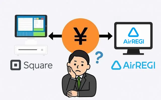 スクエアとエアレジを入金サイクルで比較
