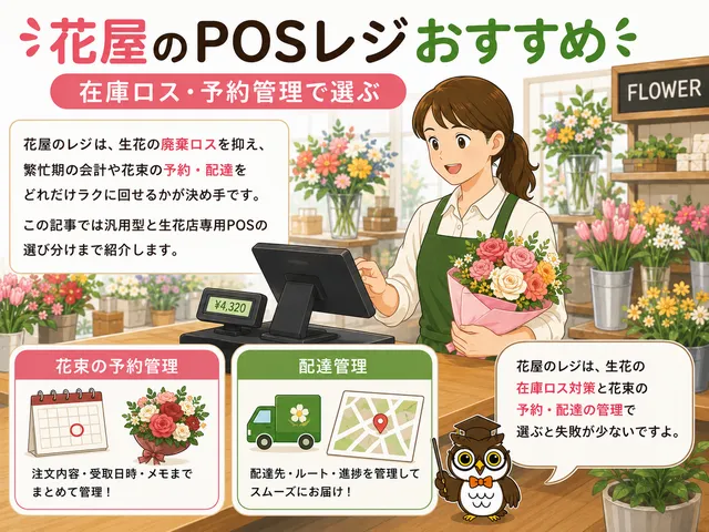 花屋のPOSレジおすすめ7選